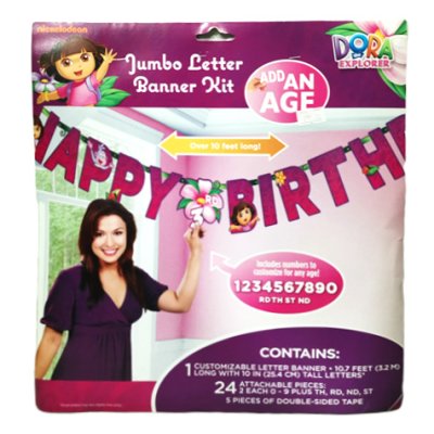 Dora The Explorer Jumbo Letter Banner Kit Singapore