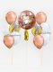 Personalize ORBZ Rose Gold ORBZ Balloon Bundle Set