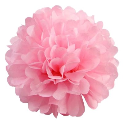 Pink Tissue Paper Pom Pom Singapore