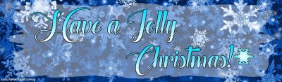 Blue Snowflakes Christmas Customized Banner Singapore