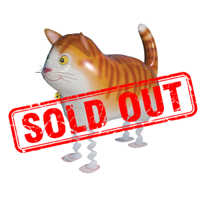 Golden Cat Walking Pet Animal Balloon Singapore