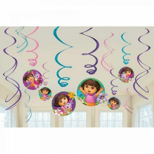 Dora The Explorer Swirl Decorations