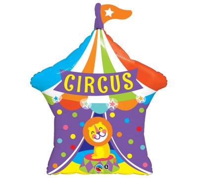 Circus Tent Lion Super Shape Mylar Balloon Singapore