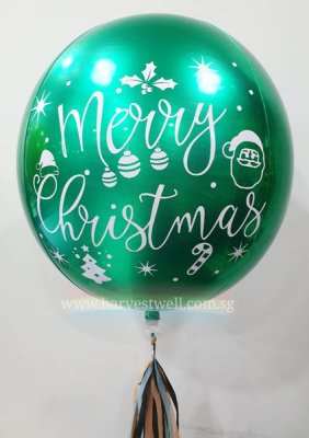 Christmas Customize ORBZ Balloon Singapore