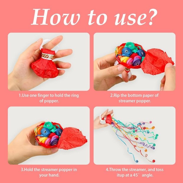 Mess Free Finger Streamer Singapore
