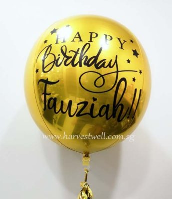 Customize Birthday Fancy ORBZ Balloon Singapore