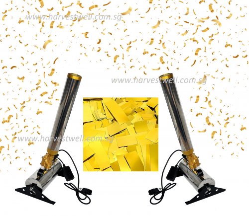 Duo Confetti Cannon Compressed Air Launcher for Rental