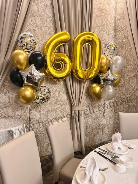 Personalised Classy Megaloon Balloon Bundle Set Singapore