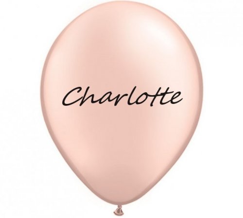 Print Name On Latex Balloon