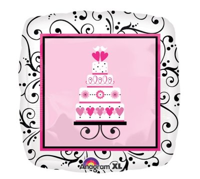 Wedding Pink Mylar Balloon Singapore