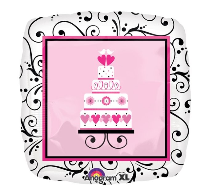 Wedding Pink Mylar Balloon Singapore
