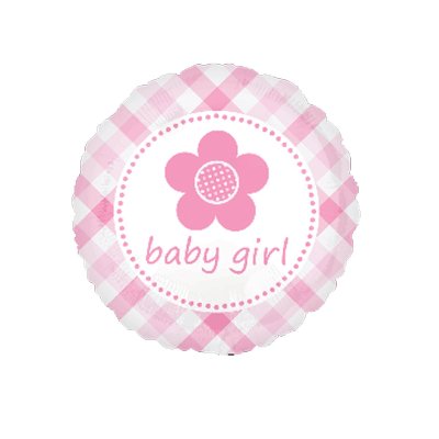 Baby Girl Flower Super Shape Mylar Balloon Singapore