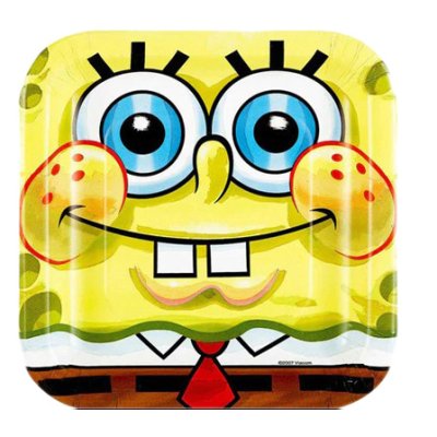 Spongebob Party Square Plate Singapore