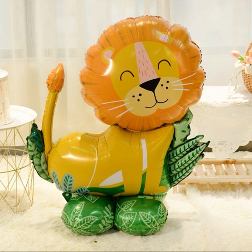 Jungle Animal Lion Airloonz Decoration Balloon Set