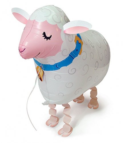 Walking Pet Animal Balloon - Sheep