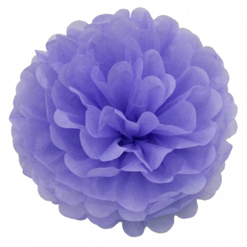 Lavendar Tissue Paper Pom Pom