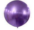 Chrome Purple Jumbo Round Shape Helium Latex Balloon Singapore