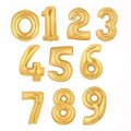 Megaloon Number Gold Foil Balloon