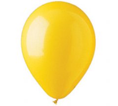 Yellow Colour Helium Latex Balloon