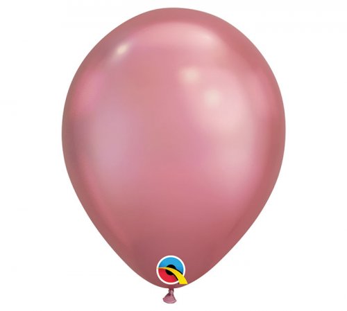 Chrome Mauve Helium Latex Balloon