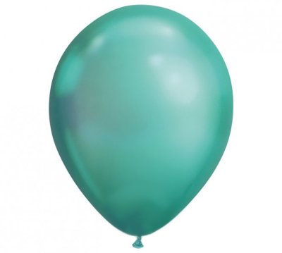 Chrome Green Helium Latex Balloon Singapore