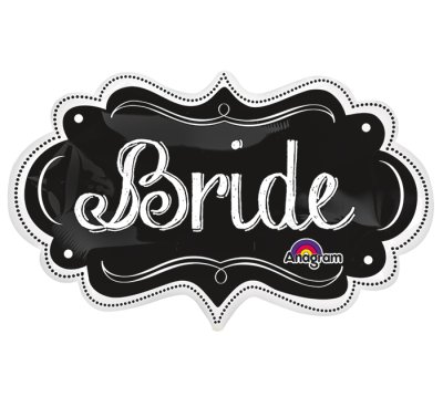 Wedding Bride Super Shape Mylar Balloon Singapore