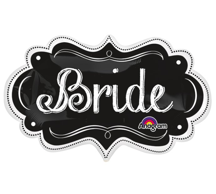 Wedding Bride Super Shape Mylar Balloon Singapore