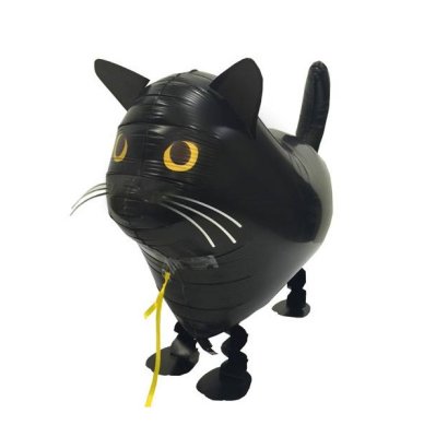 Black Cat Walking Pet Balloon Singapore