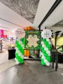 Spiral Balloon Column with Custom Print on Jumbo Balloon Singapore