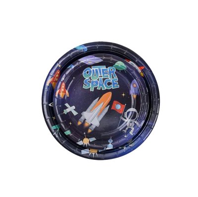 Outer Space 7'' Paper Plate Singapore