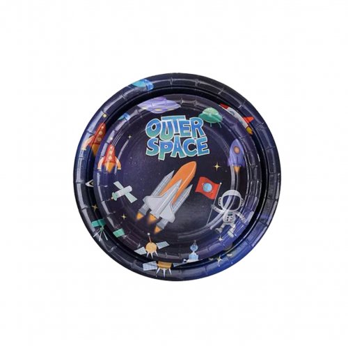 Outer Space 7'' Paper Plate