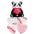 Happy Valentine's Day Panda Balloon Bouquet Singapore