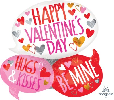 HVD Bubbles Super Shape Mylar Balloon Singapore