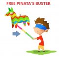 Butterfly 2D Shape Purple Pinata