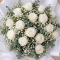 Pure Elegance White Roses Singapore