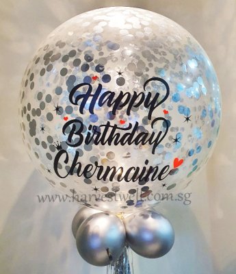 Personalised Birthday Jumbo Helium Latex Balloon Singapore