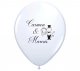 Print Wedding Day Latex Balloon