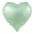 Mint Green Heart Shape Helium Mylar Balloon Singapore