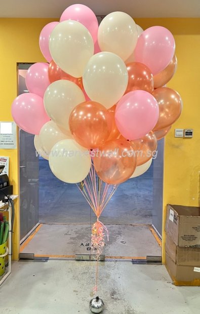 Sweetie Pie Pink Theme Helium Balloon Bundle Singapore