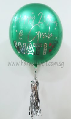 Customize Greeting Orbz Balloon Singapore