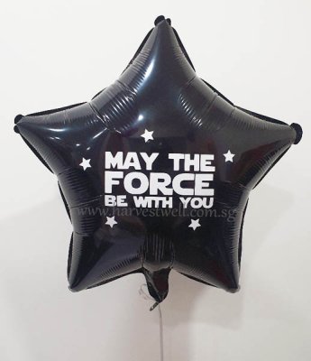Customised May The Force Be With You Foil Balloon Singapore