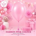 Pink Colour Helium Latex Balloon Singapore