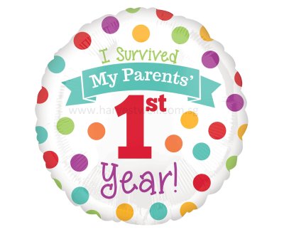 Baby 1st Year Mylar Balloon Singapore