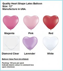 Balloon Value Pack (100pcs per pack)