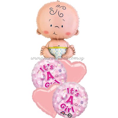 Its a Girl Balloon Package Singapore