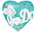 I Do Heart Shape Multi-Balloon Super Shape Mylar Balloon