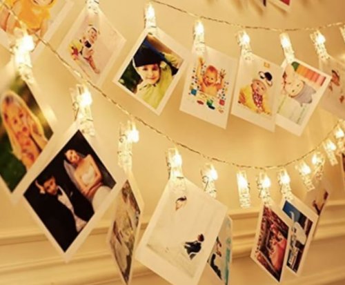 LED Photo Clips String Lights