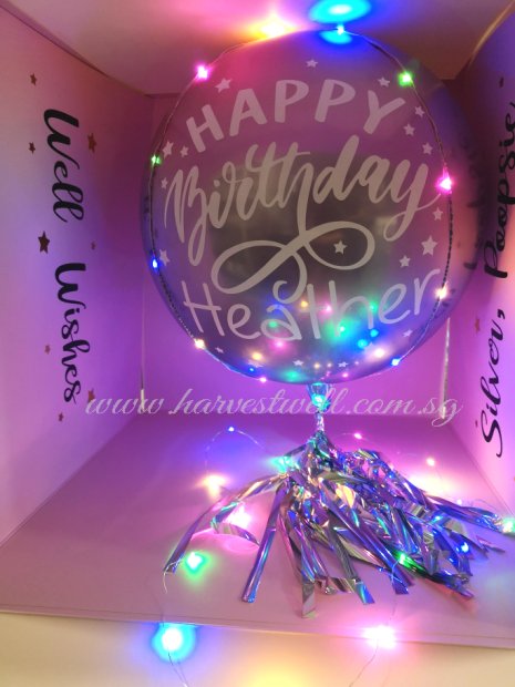 Customize Surprise Balloon Gift Box with MarryMe ORBZ Balloon Singapore