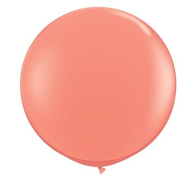 Coral Jumbo Round Shape Helium Latex Balloon Singapore