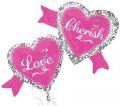 Cherish Love Super Shape Mylar Balloon